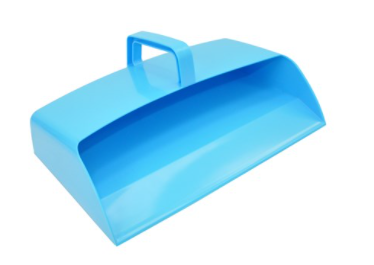 Blue Enclosed Dustpan