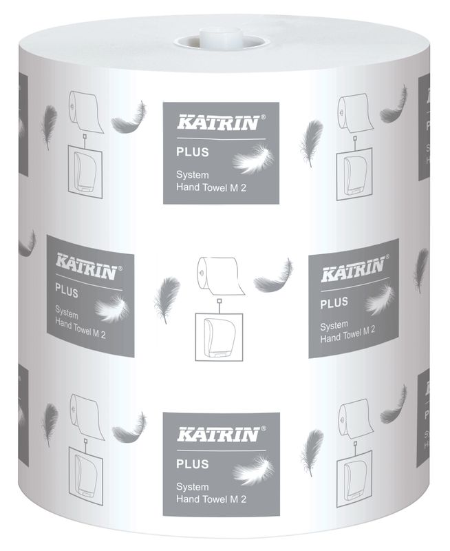 2 Ply White Katrin System Towel Roll