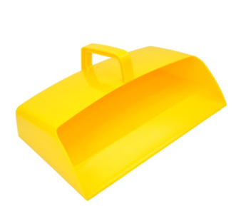 Yellow Enclosed Dustpan