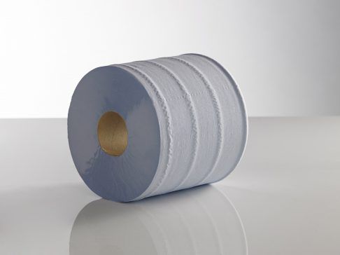 2 Ply Blue Centrefeed Roll 150m