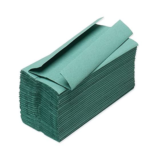 Aura® 1 Ply  Green C-fold Towel