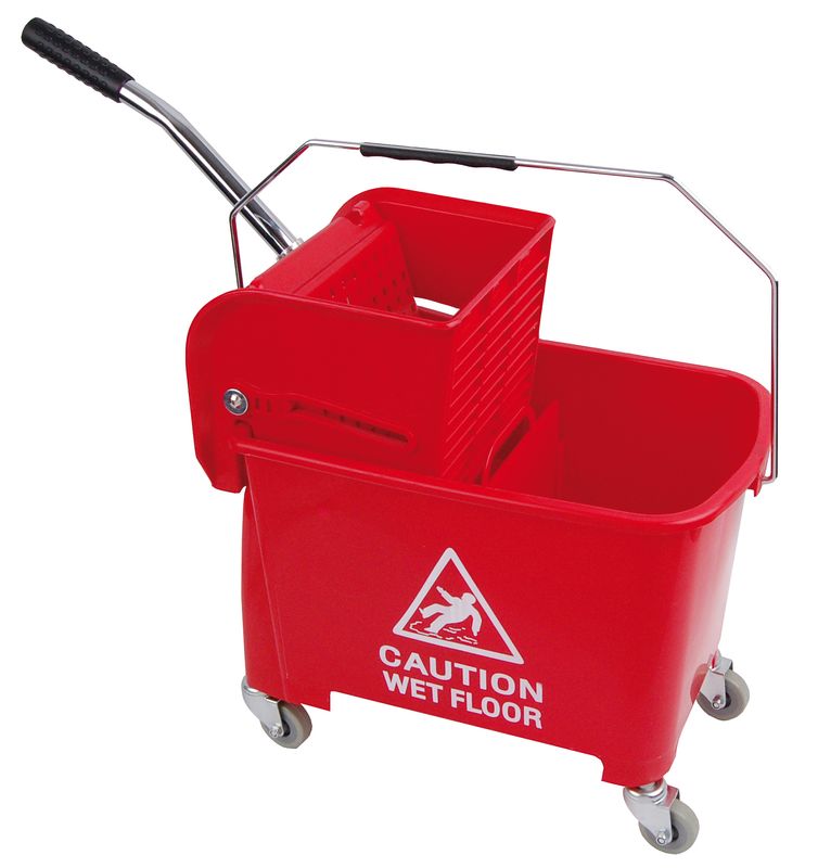 20l Mop Bucket And Wringer Red