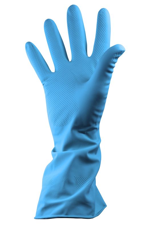 Rubber Gloves Blue Small