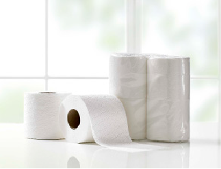 2ply White 320 Sheet Toilet Roll