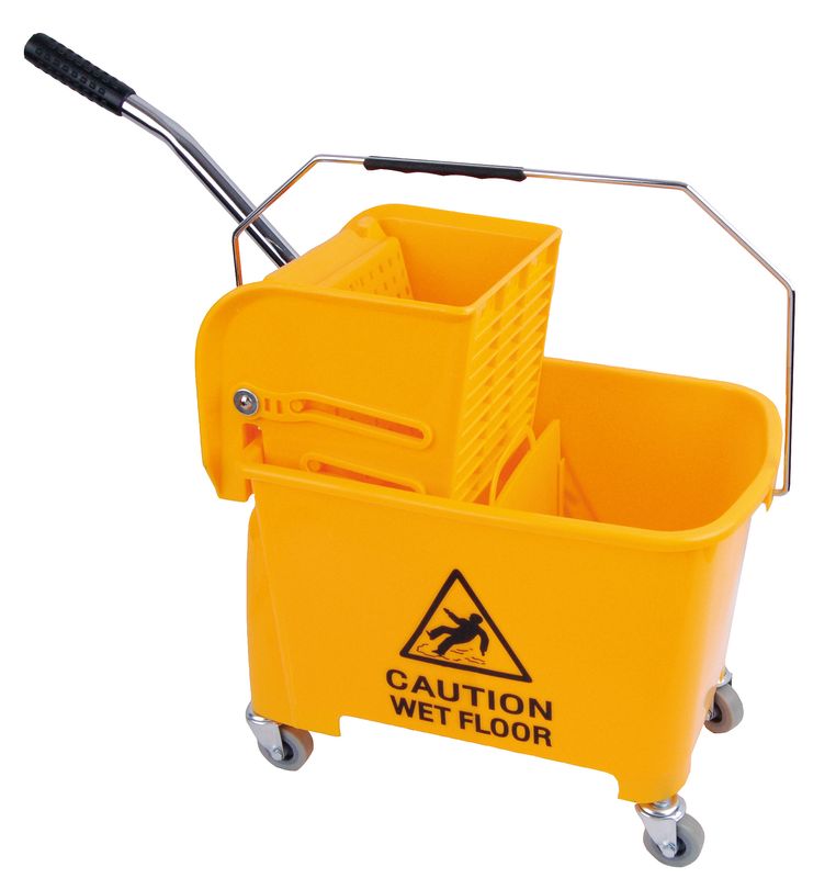 20l Mop Bucket And Wringer Yellow