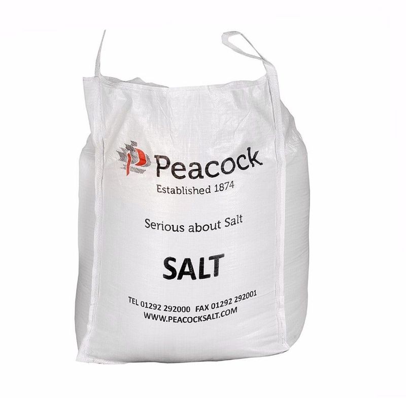 1000kg Brown Rock Salt Bag
