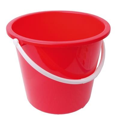 Economy Plastic Bucket Red